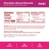 think! Minis, Chocolate Almond Brownie, 15 Count