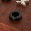Deco 79 Faux Leather Tic Tac Toe Home Decor Game