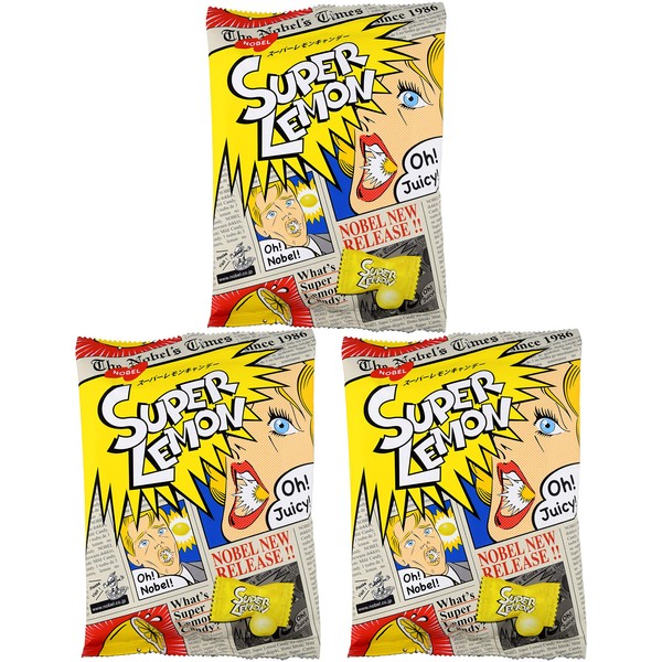 Nobel Super Lemon Candy 3.1oz (3 Pack)