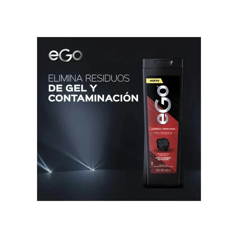 3 Shampoo Ego Limpieza Profunda 400ml