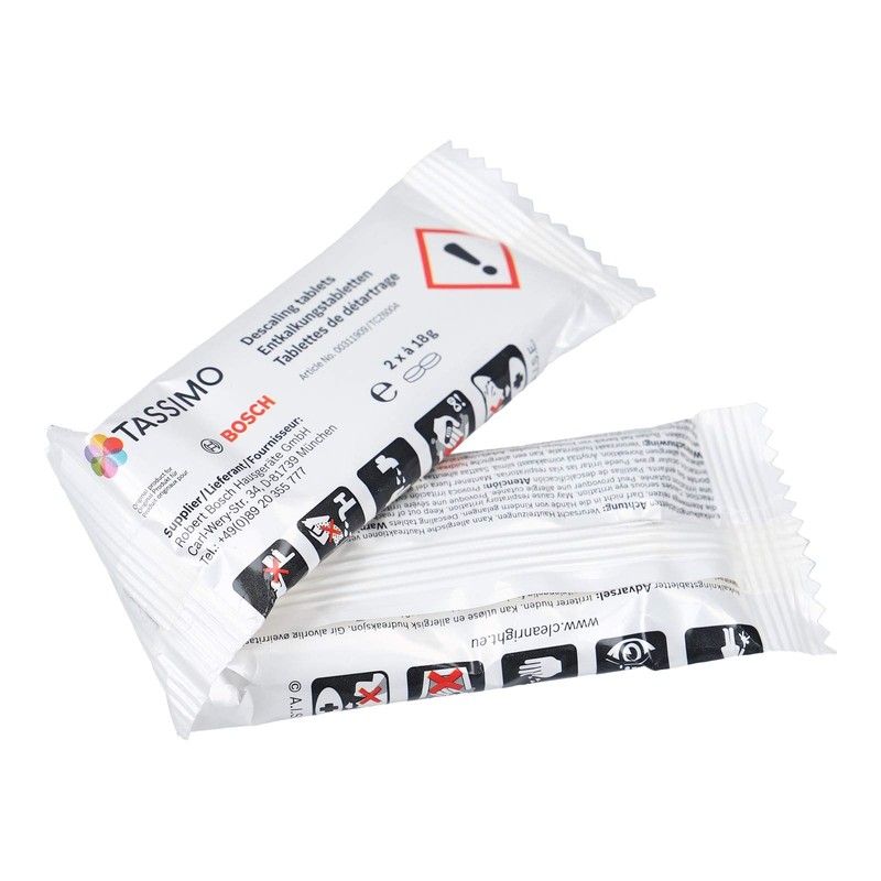 DL-pro Descaling Tablets for 2 Applications for Bosch Tassimo 311909