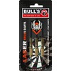 Bulls Unisex's Laser Steeldart 3 Pieces 20g, Multicoloured, Medium