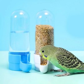 OKONOS Hanging Bird Water Dispenser Cage Feeder for Parrots Parakeets and Squirrels