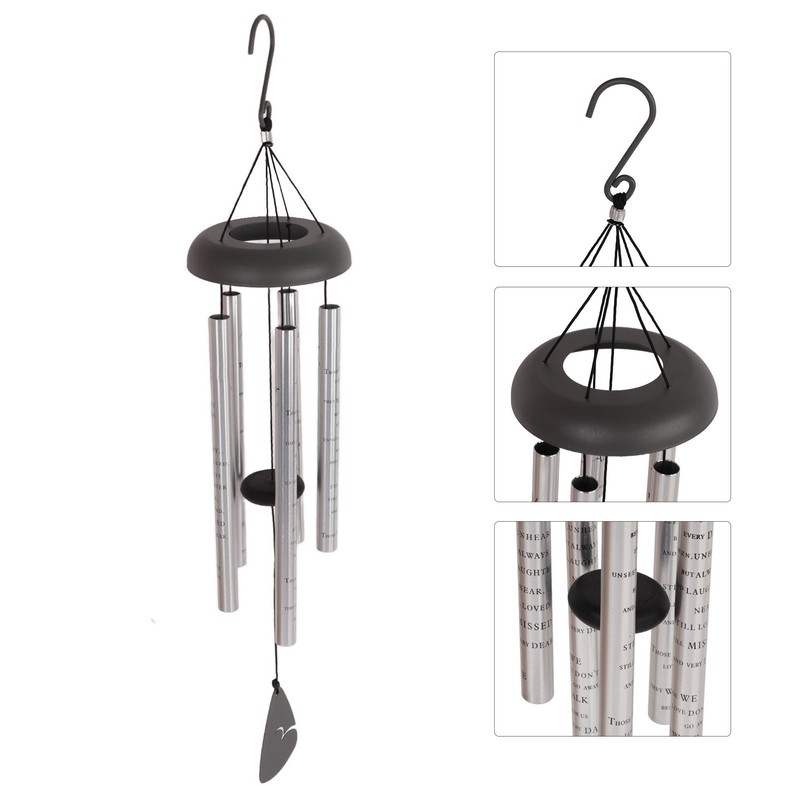 Wind Chimes Corrosion Resistant Waterproof Soothing Melody Metal Wind Chimes