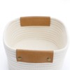 YOSTORYA Storage Basket (Set of 3) Cotton Rope Woven Storage