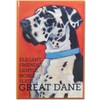 Great Dane (Harlequin) Fridge Magnet