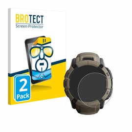 brotect Screen Protector compatible with Garmin Instinct 2X Solar Tactical Edition (2 Pack) - HD-Clear Protection Film