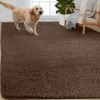 Gorilla Grip Soft Faux Fur Area Rug, Washable, Shed and