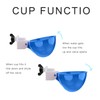 Chicken Waterer Cups, 8 Packs Blue Large Chicken Watering Cups,