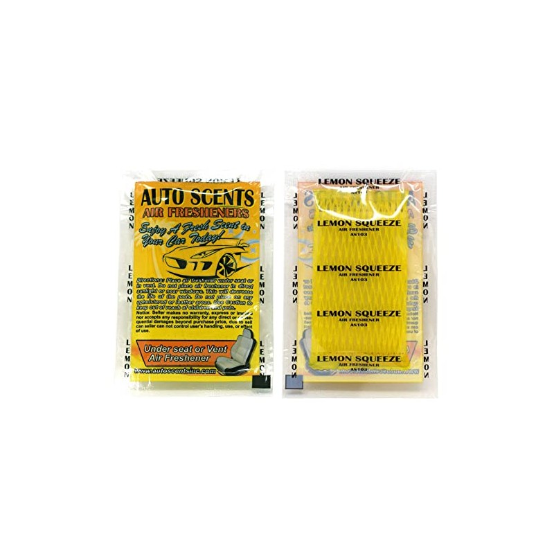 Individually Wrapped - Professional Car Air Freshener Pads - Remove