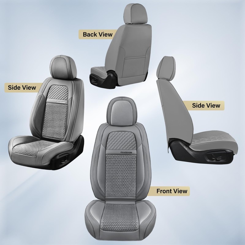 Coverado Car Seat Covers Front Seats, Waterproof Front Seat Covers
