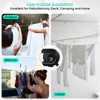 Rainberg Retractable Clothes Line, 15m/30m Washing Line, Wall-Mounted, PVC-Coated, Indoor/Outdoor