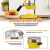 Gowintech Commercial Heavy Duty Cast Iron Hand Press Manual Orange
