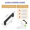 Ravinte 10 Pack 4 Inch Square Cabinet Handles Matte Black