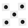 Tofficu 5Pcs Wall Cable Management Brush Wall Plate with Rubber