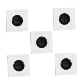 Tofficu 5Pcs Wall Cable Management Brush Wall Plate with Rubber Grommet Flexible Cable Outlet Cover for Tv and Sound System Compact Design for Easy Installation and Organization