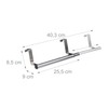 Extensible Removable Towel Rail, Single Rack, No Drilling on Door
