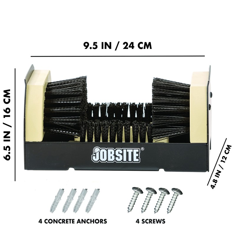 JobSite The Original Boot Scrubber - All Weather Industrial Shoe