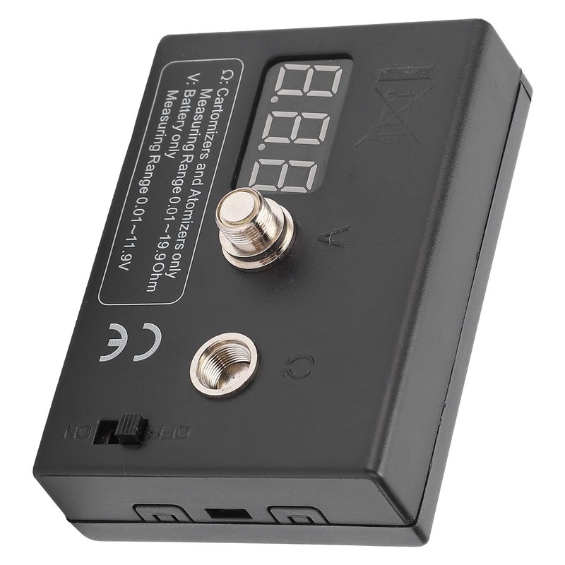 Wire OHM Meter, Coil Resistance Tester Accurate ABS Digital Display