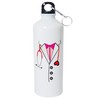 Crazy Sutra Classic Printed Quote Water Bottle/Sipper White - 600Ml