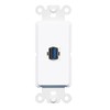 RiteAV - USB 3 Port Wall Plate Decorative (Rocker) White
