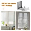 GARVALON Mounting Bracket Clips for Venetian Blinds Blind Installation Code