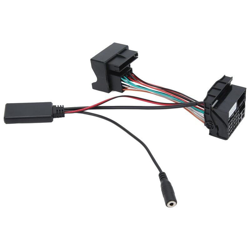 Bluetooth 5.0 AUX IN Audio Cable Adapter with Microphone Replacement