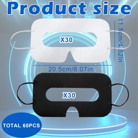 DERJDISF Disposable Face Masks for HTC Vive Pro and Other VR Devices - Your Perfect Solution for Hygienic and Comfortable VR Fun