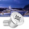 Boat Deck Drain Stainless Steel Marine Drain Scupper 90 Degree