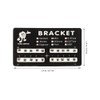 40Pcs Brackets Orthodontic Brackets Stainless Steel Holder Accessories for Orthodontic