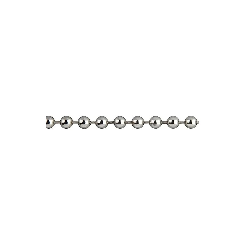 Premium Roller Blind Chrome Beaded Pull Chain - Continuous Loop