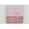 DDintex FLORET LONDON Ruched Hand Towel, Miao, Pink, 7.9 x