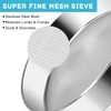 Flour Sieve Stainless Steel Round Flour Mesh Sifter Sieve Fine