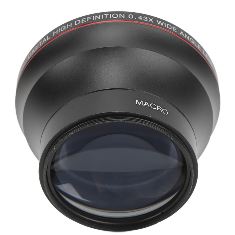 58mm 0.43X Wide Angle Lens Optical Glass Camera Lens with