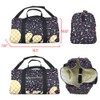 AUPYOOAUP BA0303 splatter ice cream drip sports bag， travel bag.