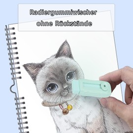 6pcs Eraser, Retractable Erasers with Pig, 3 Colours Pencil Eraser Set, Scented Eraser Pen, Funny Push Pull Eraser, Eraser School for Schools, Offices, Painting