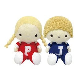 Kay Company Sanrio Characters (Vintage Retro) Pair Plush Patty & Jimmy SAV-PNU-PJ