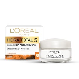 LOréal Paris Crema de Día Anti Arrugas Hidra Total 5 con Calcio, 50ml                                                                                 