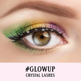 Gerard Cosmetics #GlowUp #Lashes, Rhinestone Eyelashes for a Full and Flirty Look, Perfectly Curled False Lashes For Glasses Wearers, Cruelty Free & Vegan (1 Pair)