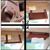 LEAGY Pack of 2 PU Leather Car Tissue Holder, Tissue