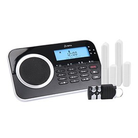 OLYMPIA Protect 9730 The New Wireless GSM Alarm System Set with 2 Door/Window Contacts and Remote Control, Black