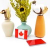 Perdecor Canada Flag Sticker Emblem Canadian Decal Car Chrome Flags,