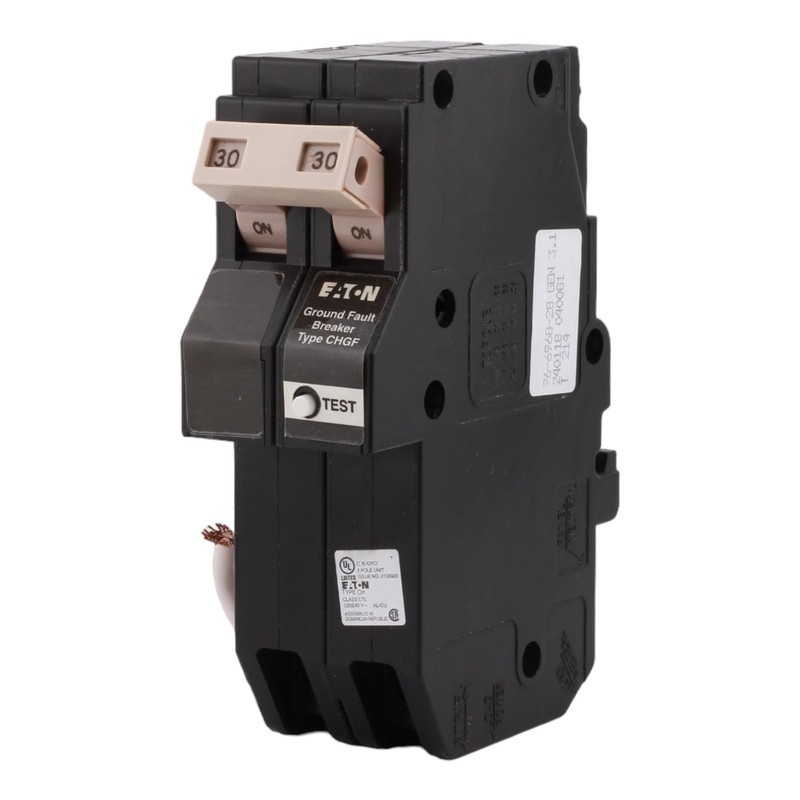 CHN230GF 30 Amp Double Pole GFCI Ground Fault Circuit Breaker,