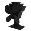 Heat Powered Fireplace Fan 4 Blades Aluminum Alloy Stove Fan