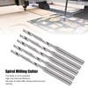 Hapivida Pack of 5 End Mills CNC Spiral Milling Cutter