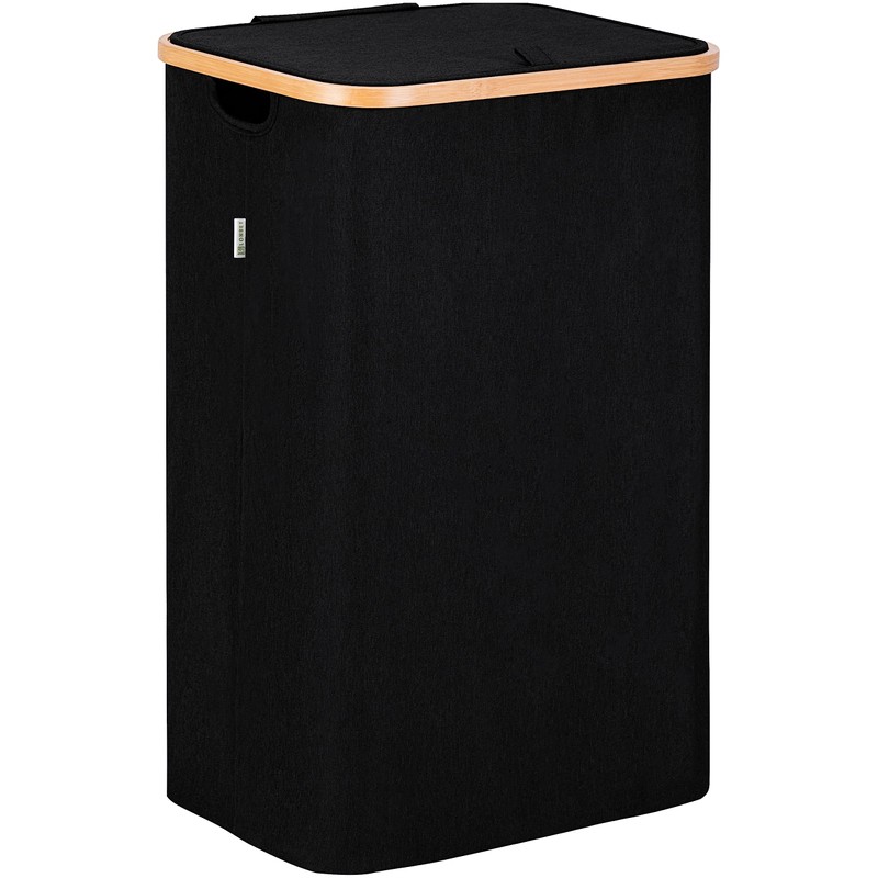 LONBET Laundry Basket with Lid, Made from Breathable Fabric |
