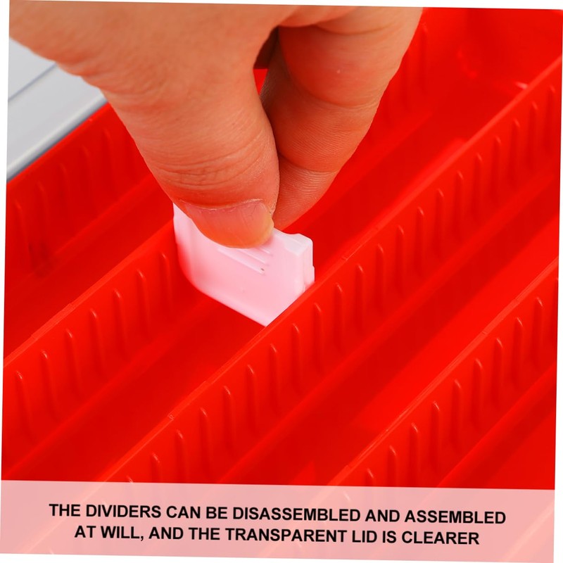 SUPVOX Portable Bait Storage Box Fishing Tackle Case Pp Material