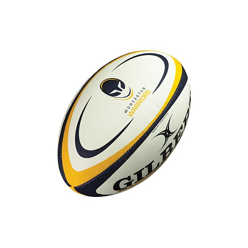 Gilbert Worcester Warriors Replica Rugby Ball, Size 5