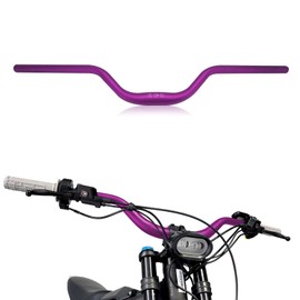 IUVWISN Motorcycle Heighten Handlebar 7/8" 22mm Handle Bar 4MM Thickness CNC for Surron Sur Ron LBX Talaria Sting MX3/R MX4 Talaria XXX X260 X160 E-Ride Pro 79 Bike Rawrr Mantis Purple