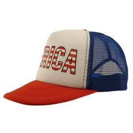 HandinHandCreations USA Trucker Hat Merica 4th of July Patriotic Costume Funny Gag Gift One Size Fit